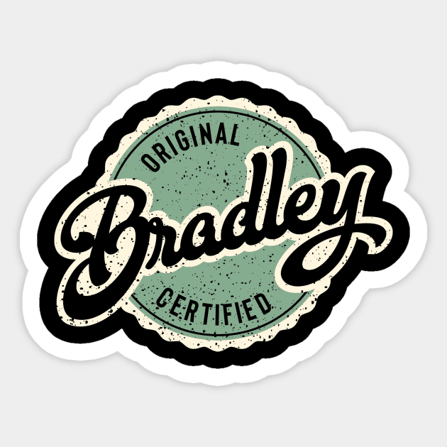 Original Bradley Certified - Vintage Badge Style Sticker by jazzworldquest